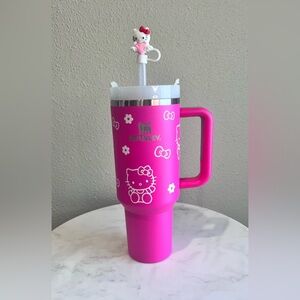 Hello Kitty Stanley tumbler 40 oz. (Hot Pink)